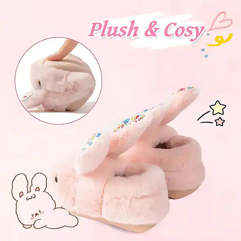 Cute Toddler Bunny Slippers for Comfort and Safety - CutePopToy