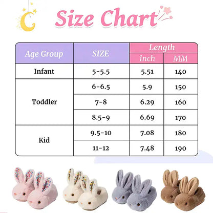 Cute Toddler Bunny Slippers for Comfort and Safety - CutePopToy