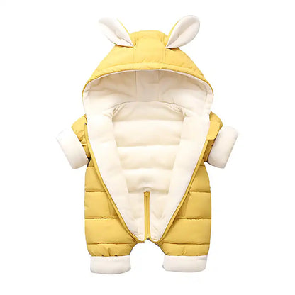 Cute and Cozy Bunny Winter Jumpsuit