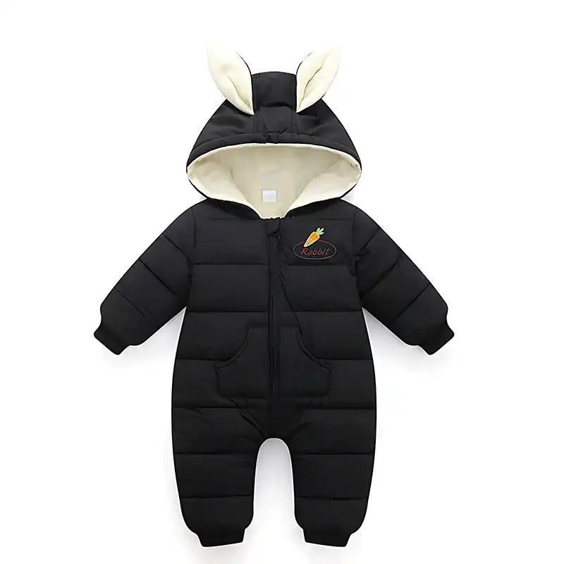 Cute and Cozy Bunny Winter Jumpsuit