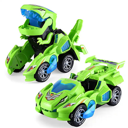 Dino Transforming Battle Cruiser with Lights and Music - CutePopToy