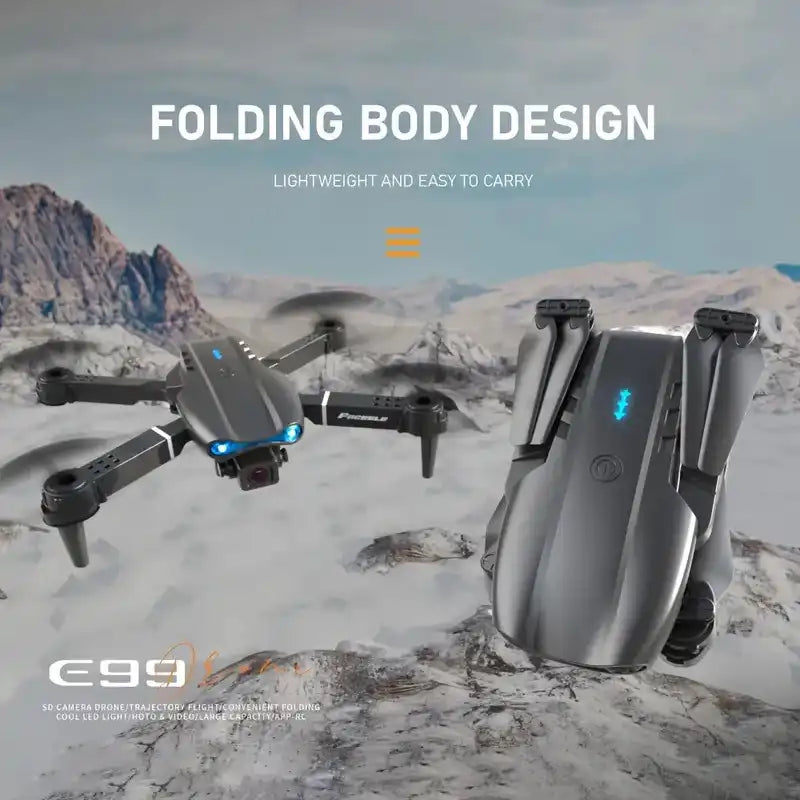 E99 with HD Dual Camera FPV WiFi, Foldable RC Quadcopter Drone - CutePopToy