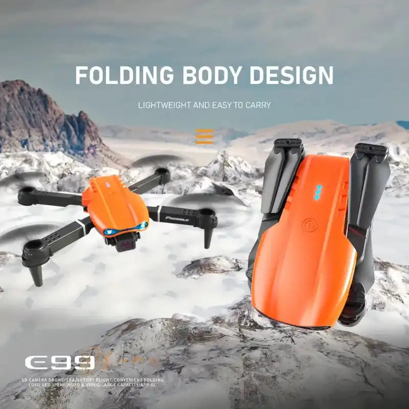 E99 with HD Dual Camera FPV WiFi, Foldable RC Quadcopter Drone - CutePopToy