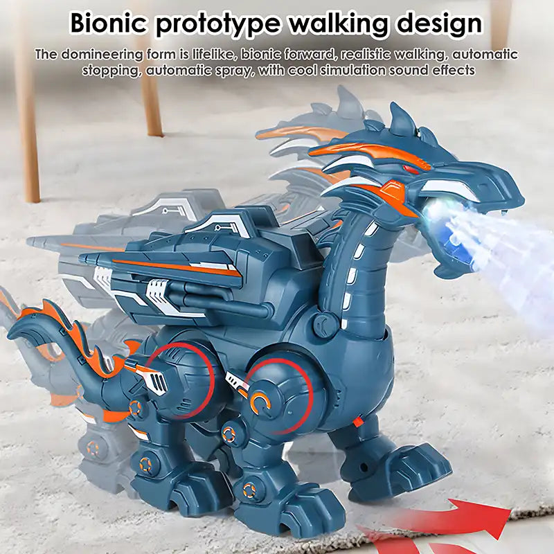 Electric Spray Mechanical Dinosaur Toy for Children