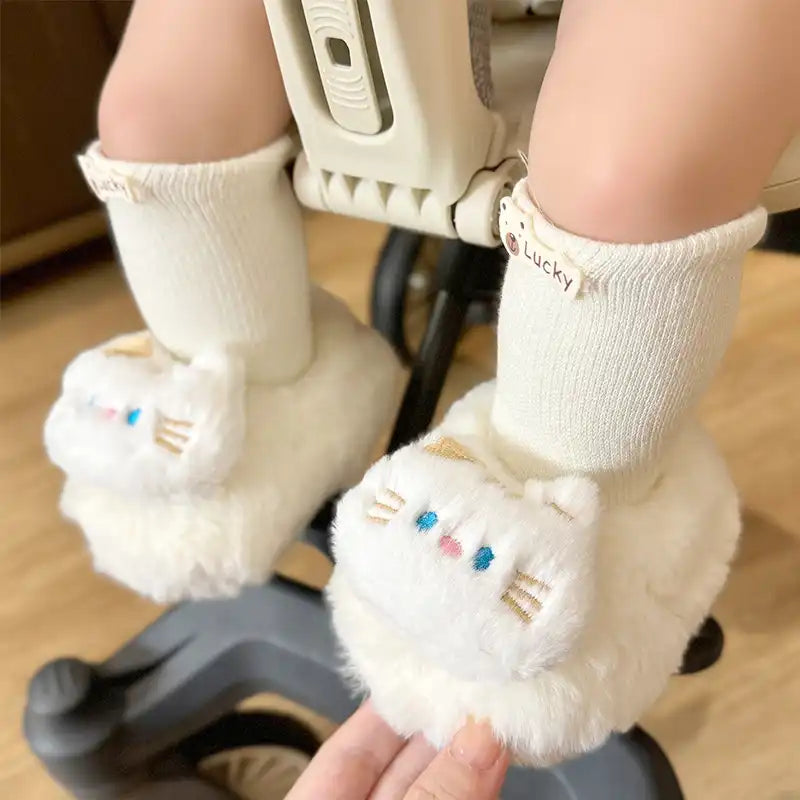 Fluffy Rabbit Baby Socks/Shoes - CutePopToy