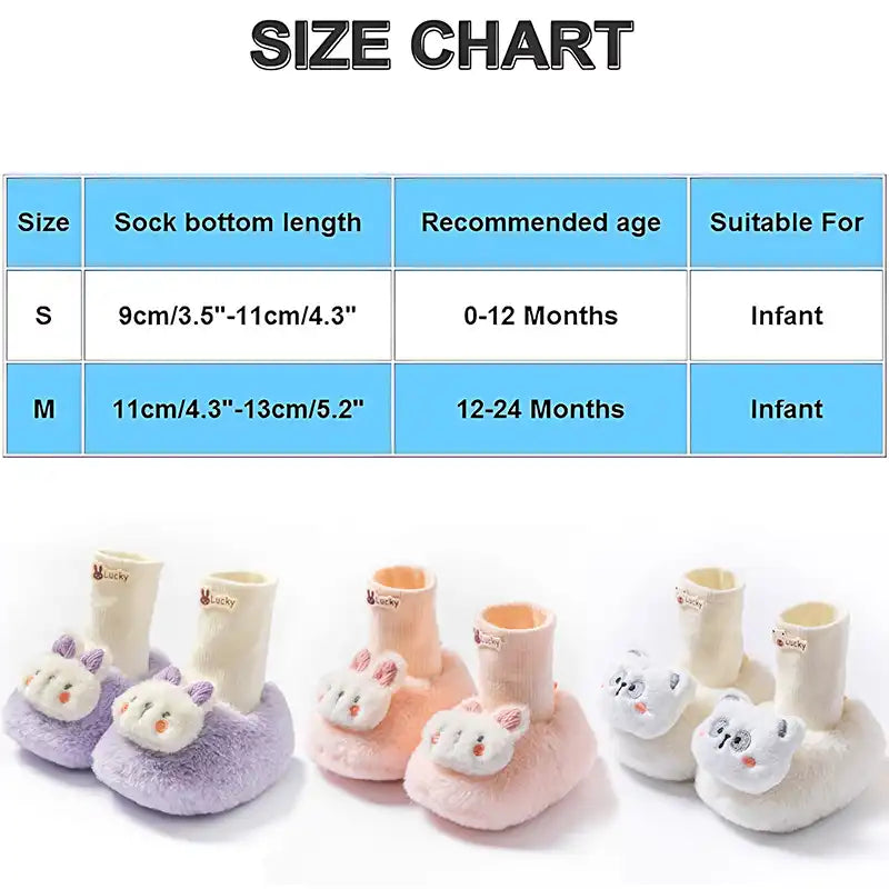 Fluffy Rabbit Baby Socks/Shoes - CutePopToy