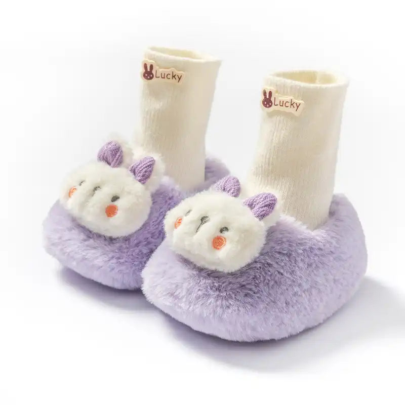 Fluffy Rabbit Baby Socks/Shoes - CutePopToy