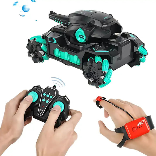 Gesture-Sensing Dual RC Tank Toy with Water Bombs