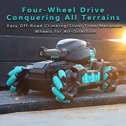 Gesture-Sensing Dual RC Tank Toy with Water Bombs