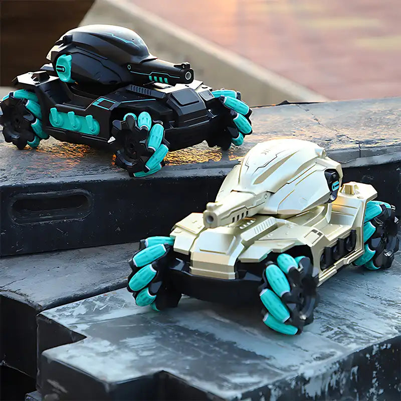 Gesture-Sensing Dual RC Tank Toy with Water Bombs