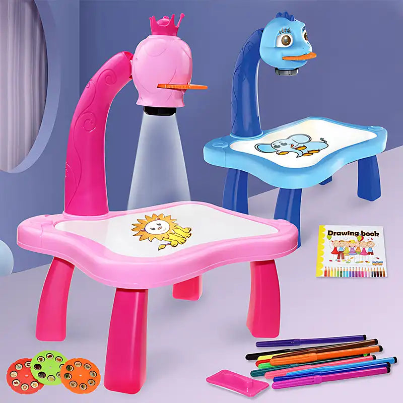 Kids Art Projection Table | Fun Painting Desk - CutePopToy