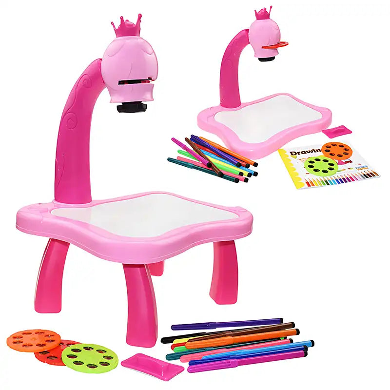 Kids Art Projection Table | Fun Painting Desk - CutePopToy