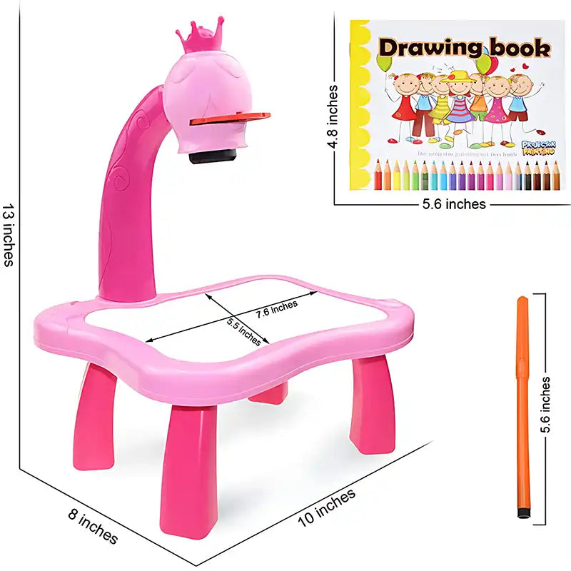 Kids Art Projection Table | Fun Painting Desk - CutePopToy