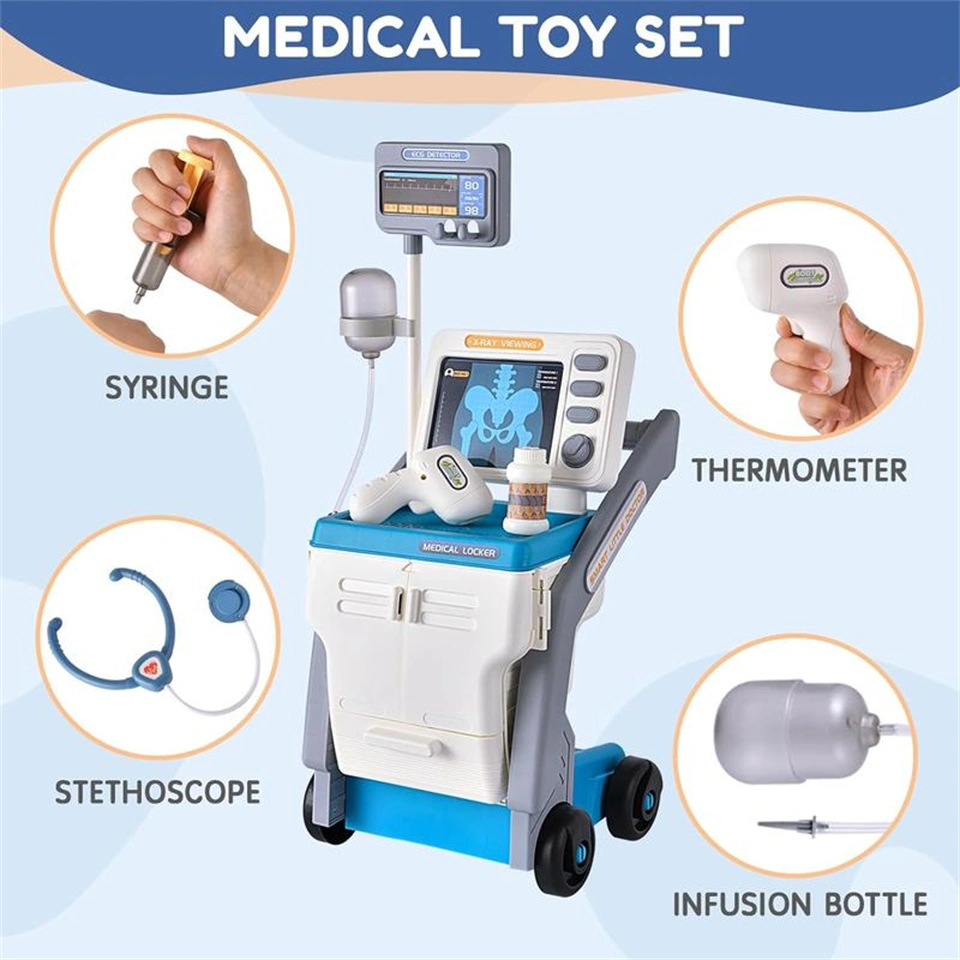 Kids' Doctor Pretend Play Set – 35-Piece Medical Toy for Boys & Girls, Montessori Gift - CutePopToy