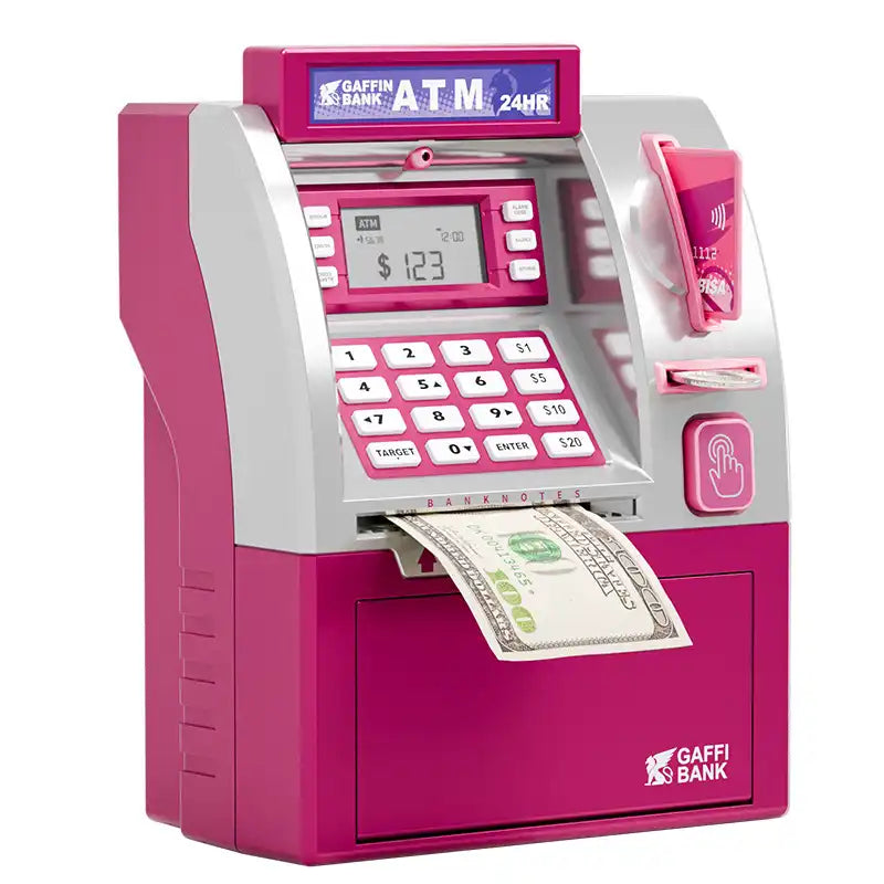 Kids' ATM Savings Bank for Christmas & Birthday Gifts - CutePopToy