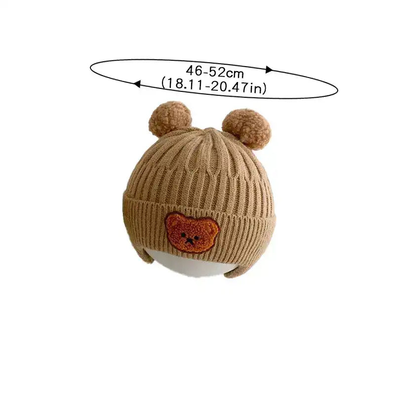 Knitted Baby Cap With Earflaps - CutePopToy