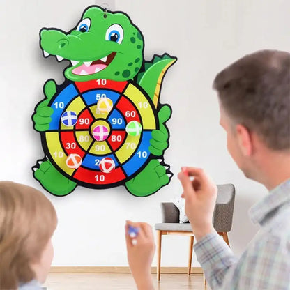 Montessori Children's Cartoon Animal Dart Board - CutePopToy