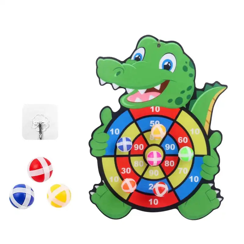 Montessori Children's Cartoon Animal Dart Board - CutePopToy