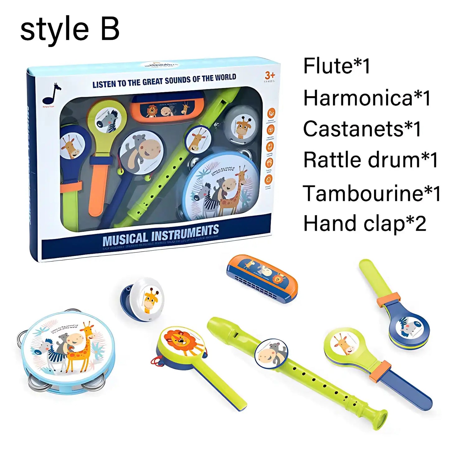Montessori Colorful Instruments for Early Learners - CutePopToy