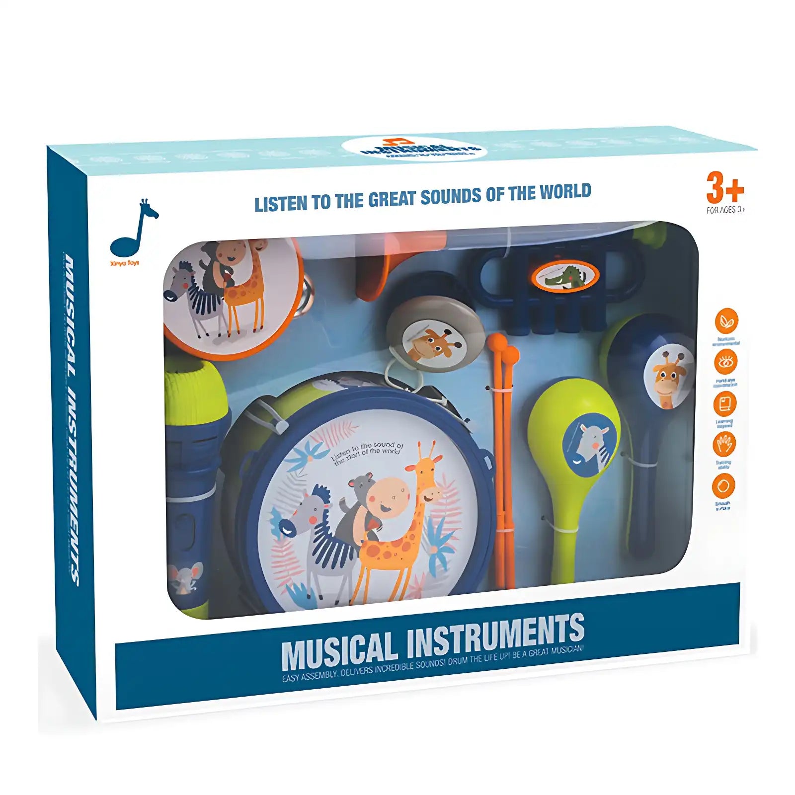 Montessori Colorful Instruments for Early Learners - CutePopToy