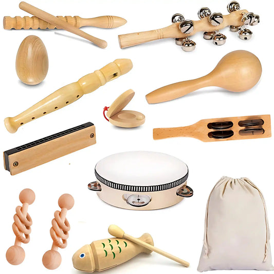 Montessori Educational Music Toys - 11-Piece Set - CutePopToy