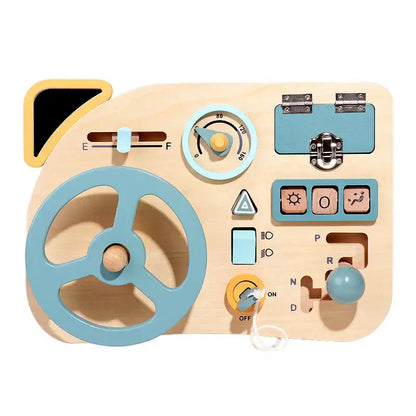 Montessori Toys- Car Steering Wheel Busy Board - CutePopToy