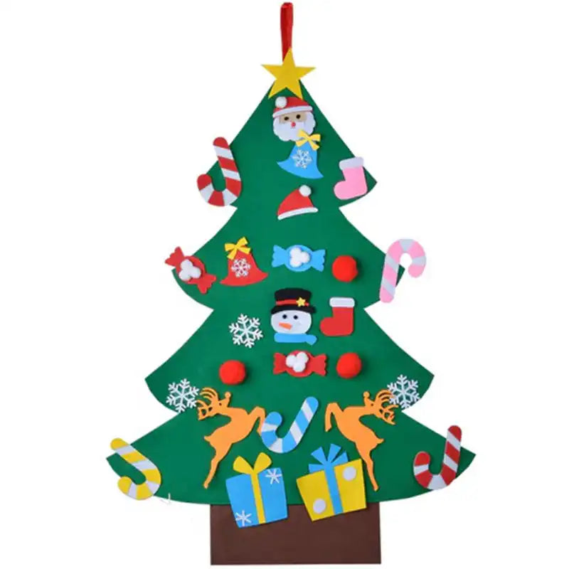 Montessori Toys Children's Felt Christmas Tree - CutePopToy