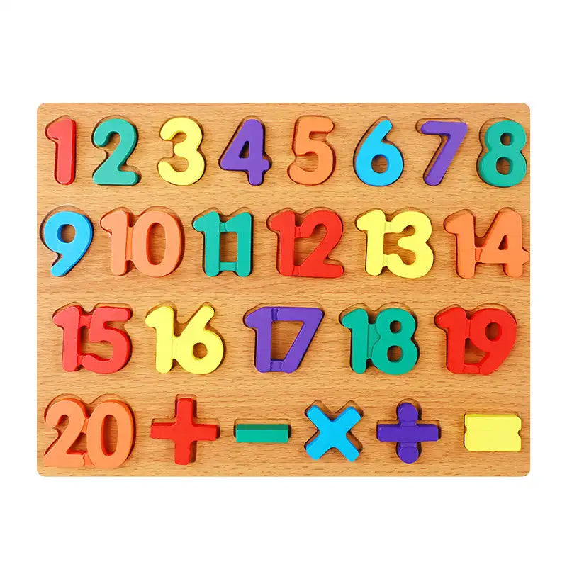 Montessori Wooden Preschool Puzzles - CutePopToy