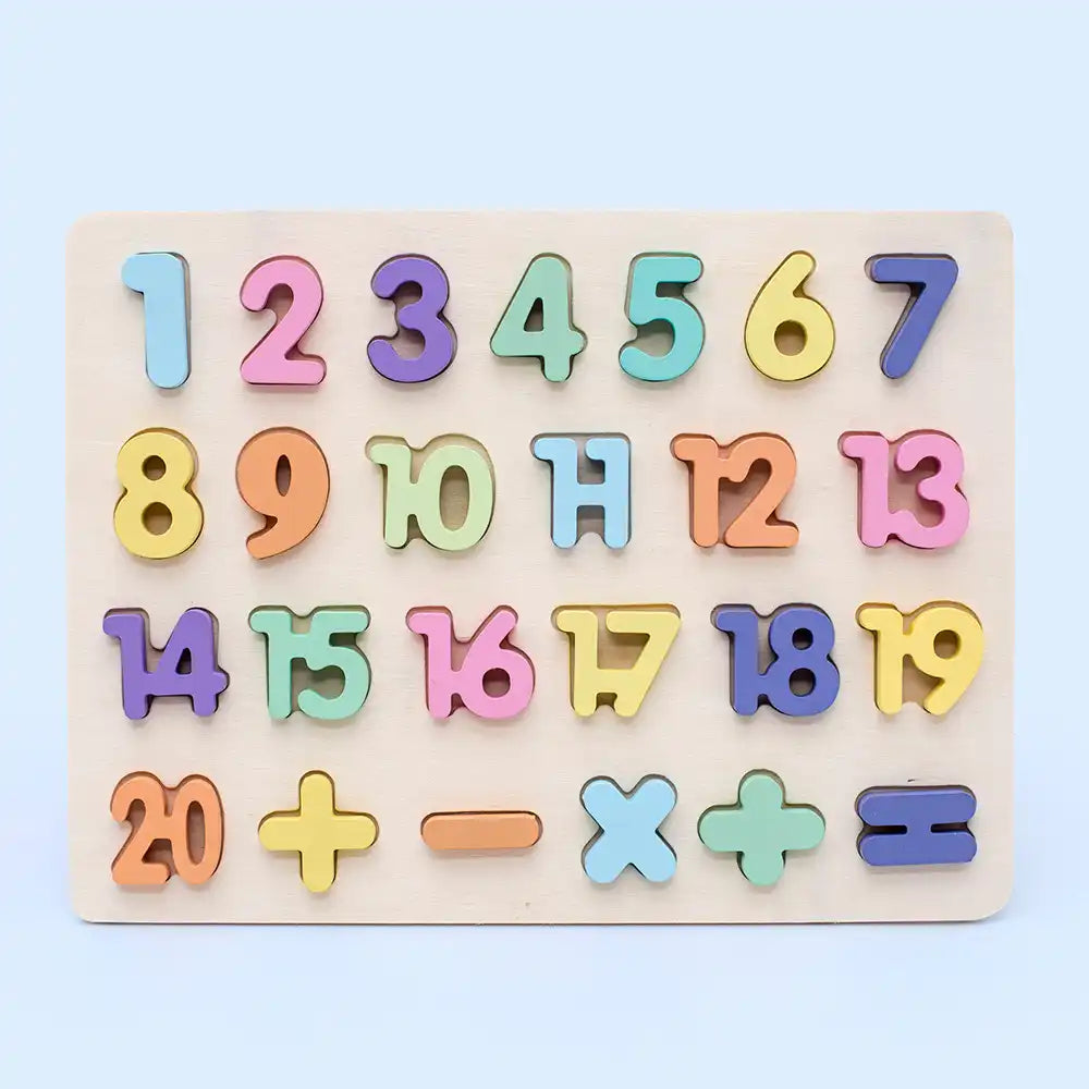 Montessori Wooden Preschool Puzzles - CutePopToy