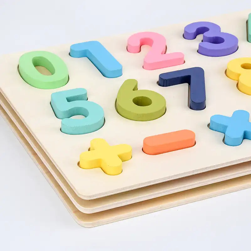 Montessori Wooden Preschool Puzzles - CutePopToy