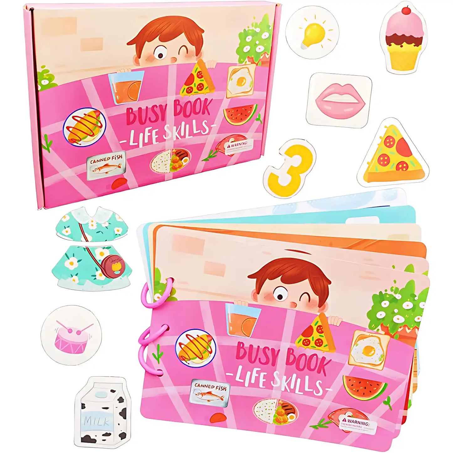 Montessori Toy Enlightenment Sensory Book - CutePopToy