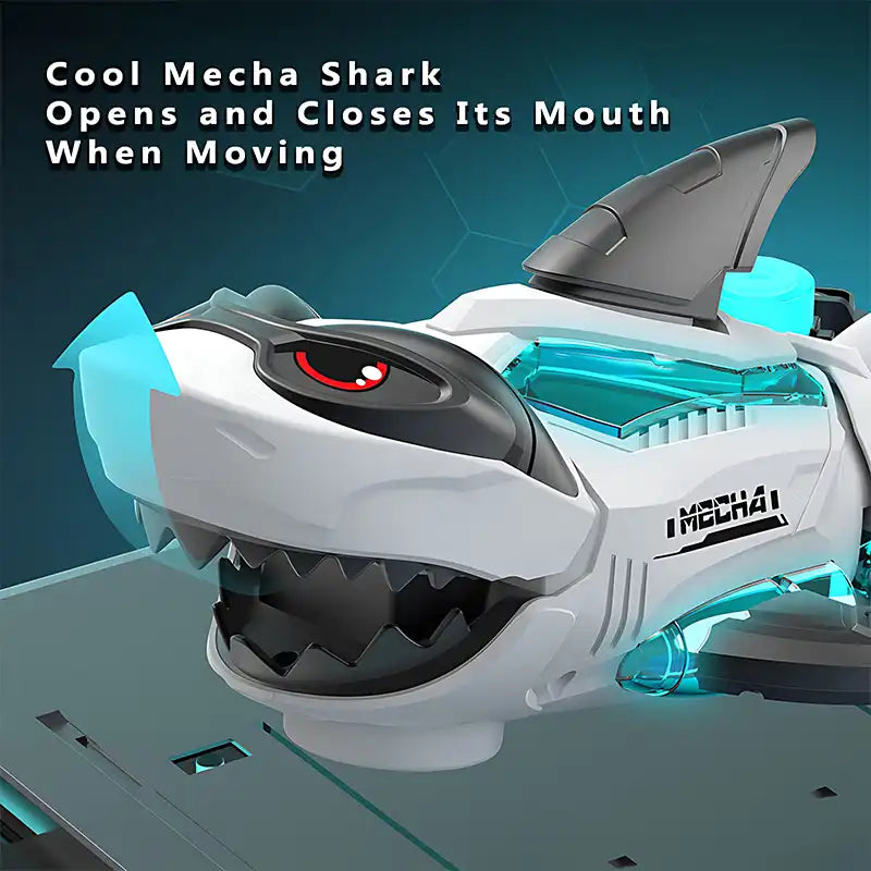 Musical Walking Shark Toy with Lights