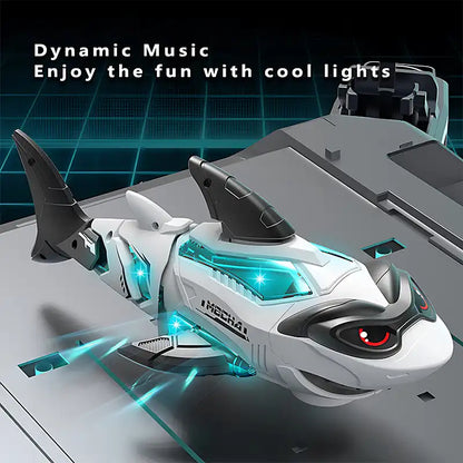 Musical Walking Shark Toy with Lights