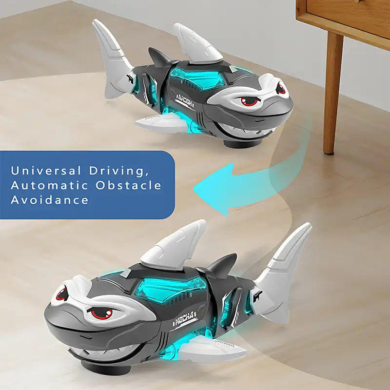 Musical Walking Shark Toy with Lights