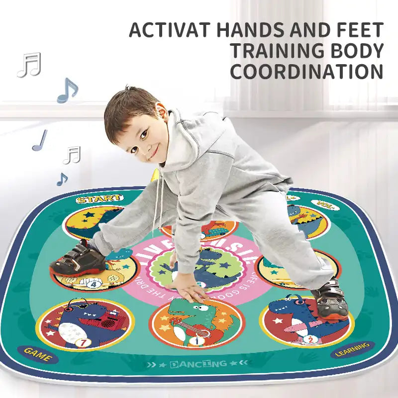 Music and Dance Game Carpet Kid's Early Education Crawling Mat