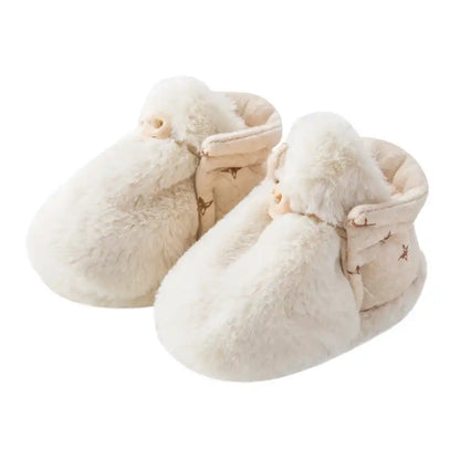 👼Newborn Gift 🎁 Baby Plush Cotton Toddler Shoes - CutePopToy