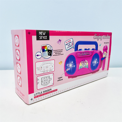 Pink Singing Machine Toy for Girls - CutePopToy