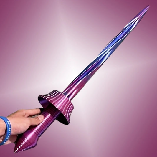 3D Printing Gravity Retractable Toy Sword