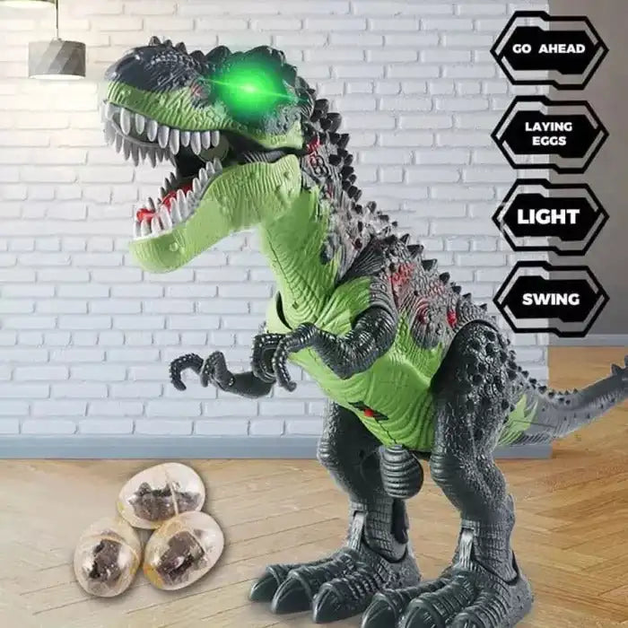 Remote Control Walking T-Rex Dinosaur Toy with Simulation Spray - CutePopToy