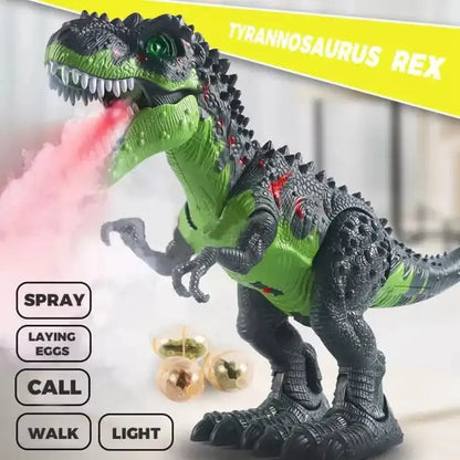 Remote Control Walking T-Rex Dinosaur Toy with Simulation Spray - CutePopToy