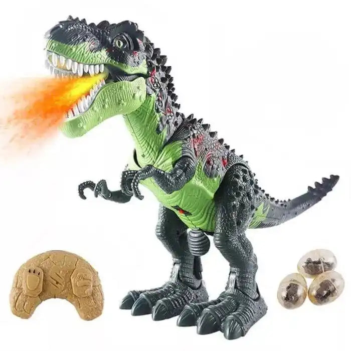 Remote Control Walking T-Rex Dinosaur Toy with Simulation Spray - CutePopToy