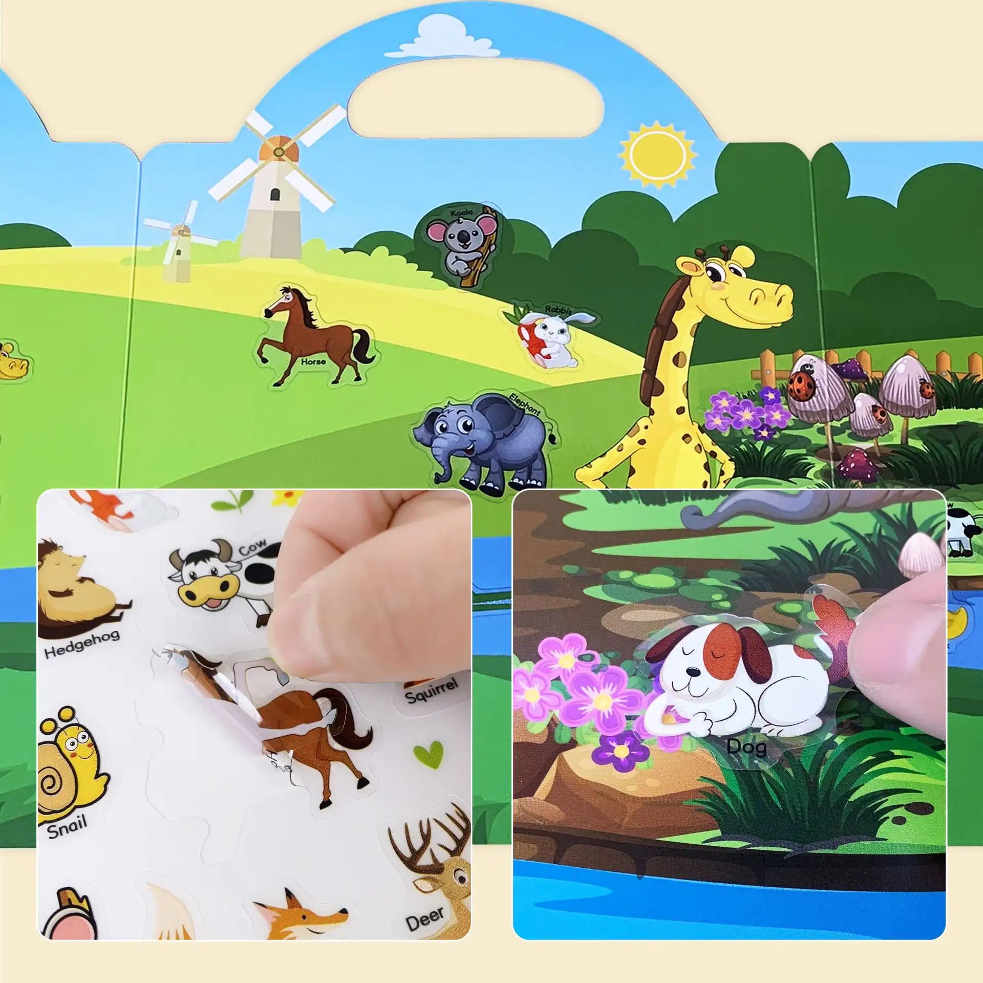 Reusable Sticker Book for Kids - CutePopToy