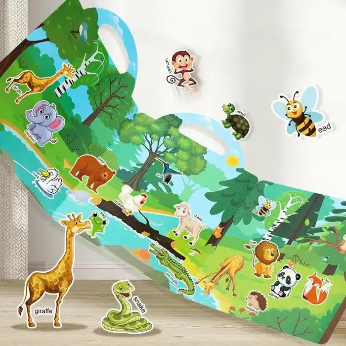 Reusable Sticker Book for Kids - CutePopToy