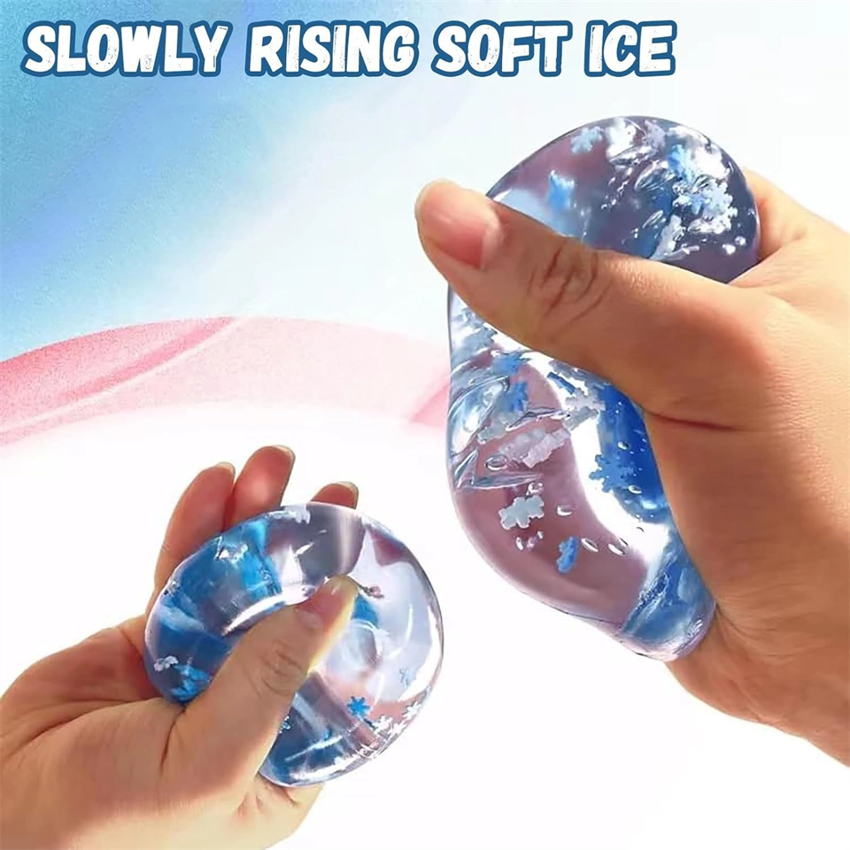 Snowflake Ice Cube Squishies Toys Stress Ball Fidget - CutePopToy