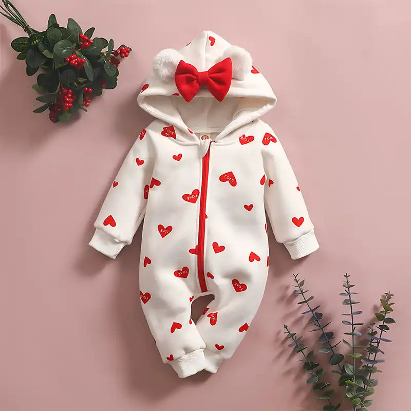 SnuggleMe Baby Heart Jumpsuit