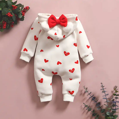 SnuggleMe Baby Heart Jumpsuit