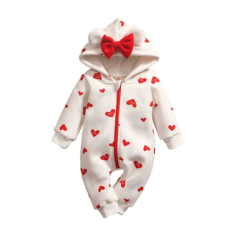 SnuggleMe Baby Heart Jumpsuit