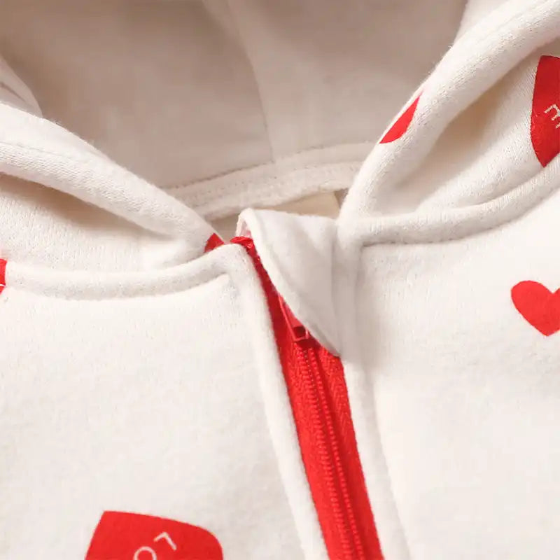 SnuggleMe Baby Heart Jumpsuit