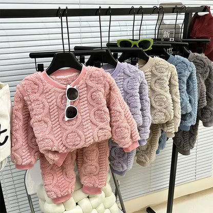 Soft and Comfy Flannel Pajama Set for Boys and Girls