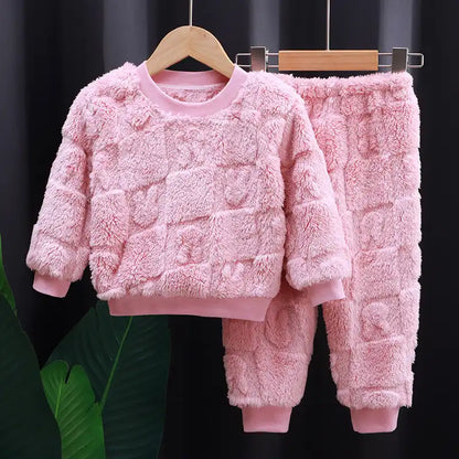 Soft and Comfy Flannel Pajama Set for Boys and Girls